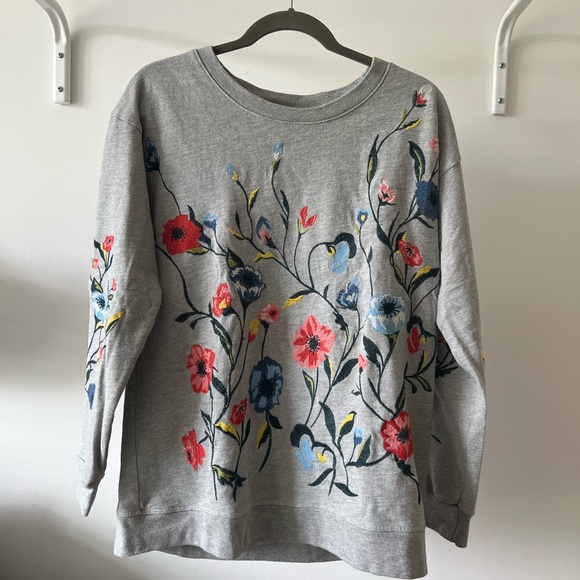 Anthropologie Sundry Embroidered Sweatshirt - Picture 8 of 8